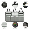 Car Trunk Organizer, Backseat Hanging Organizer with 8 Large Storage Bag Super Capacity -Trunk Organizer for Suv,Truck,Van -Your Space Saving Expert