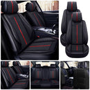 PU Leather Universal Car Seat Cover Cushion Protection Cushion Anti-Scratch Suitable for Sedan SUV Pickup Truck Seat Four Season