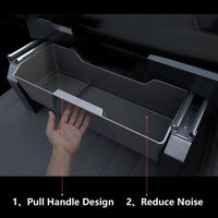 Front under Seat Storage Box for Tesla Cybertruck Accessories 2024 2025, Hidd...