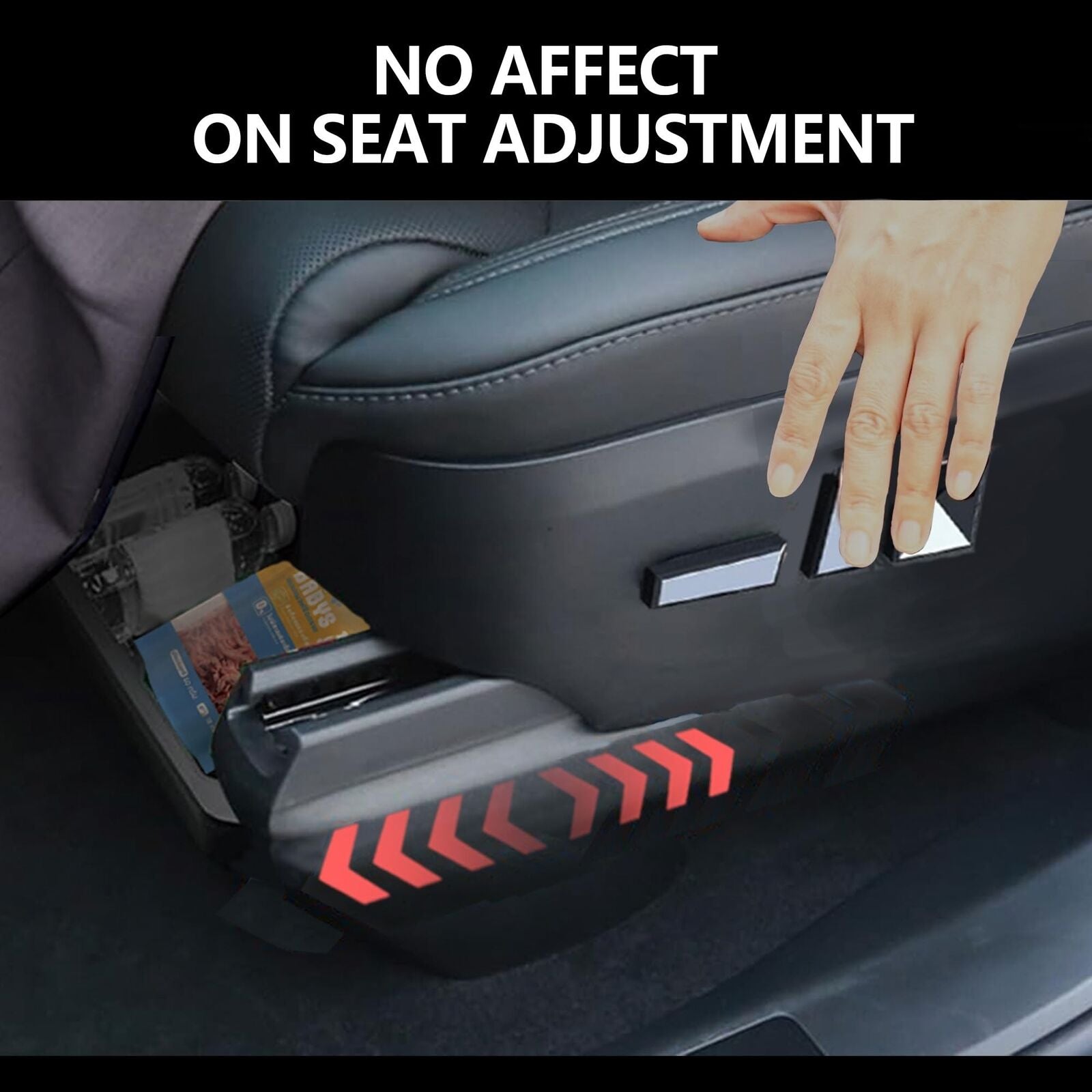 Front under Seat Storage Box for Tesla Cybertruck Accessories 2024 2025, Hidd...