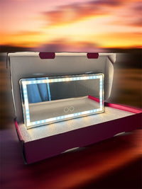 GlowView™ Ultra-Thin Touch Screen Car Vanity Mirror