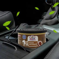 Car Flavoring Perfume Canned Car Air Fresheners Long-Lasting Auto Aromatherapy Wood Blocks Coffee Flavor Car Deodorant Supplies