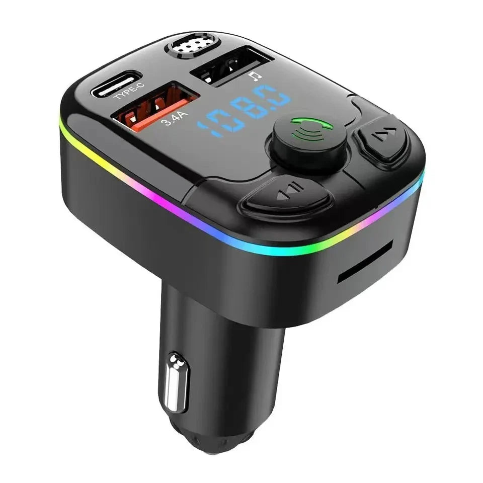 🚗 CarLink Pro+ | The Ultimate Hands-Free FM Bluetooth Car Charger