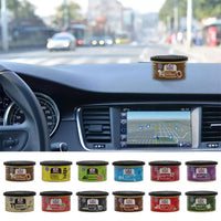 Car Flavoring Perfume Canned Car Air Fresheners Long-Lasting Auto Aromatherapy Wood Blocks Coffee Flavor Car Deodorant Supplies