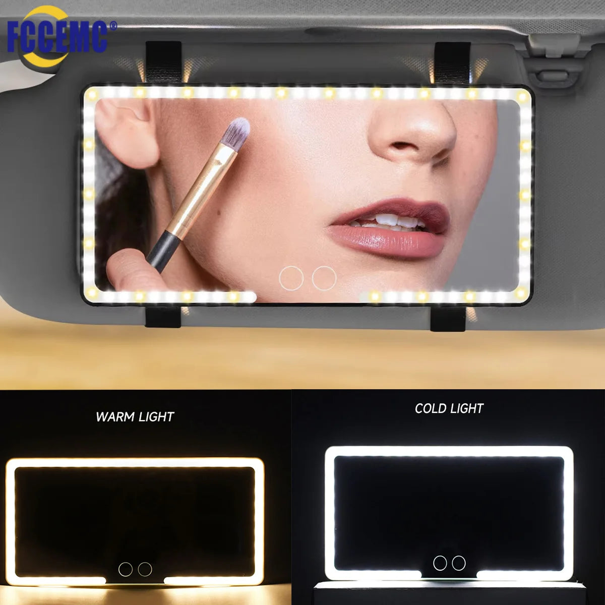 Sun Visor Beauty Mirror 