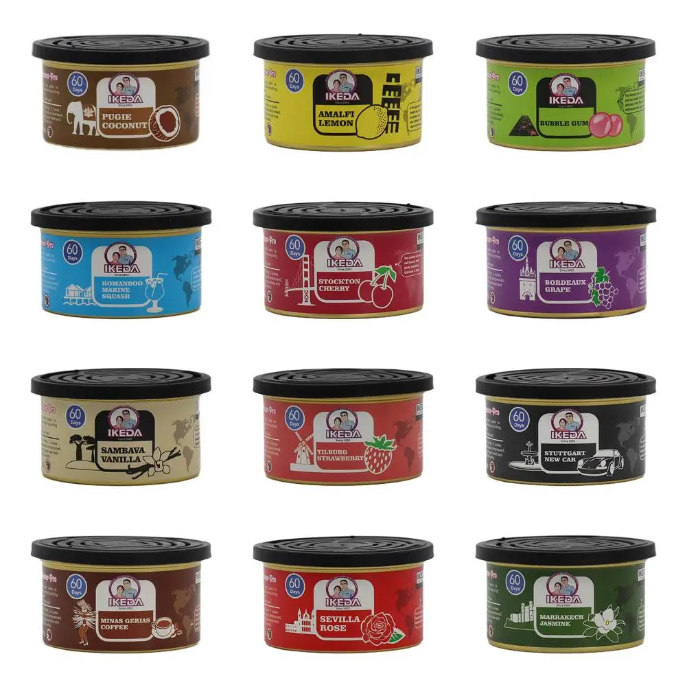 Car Flavoring Perfume Canned Car Air Fresheners Long-Lasting Auto Aromatherapy Wood Blocks Coffee Flavor Car Deodorant Supplies