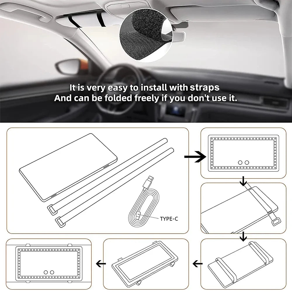 Sun Visor Mirror