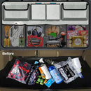 Car Trunk Organizer, Backseat Hanging Organizer with 8 Large Storage Bag Super Capacity -Trunk Organizer for Suv,Truck,Van -Your Space Saving Expert