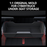 Front under Seat Storage Box for Tesla Cybertruck Accessories 2024 2025, Hidd...