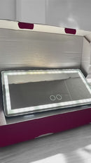 GlowView™ Ultra-Thin Touch Screen Car Vanity Mirror