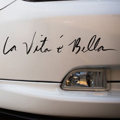 Life is Beautiful Decal