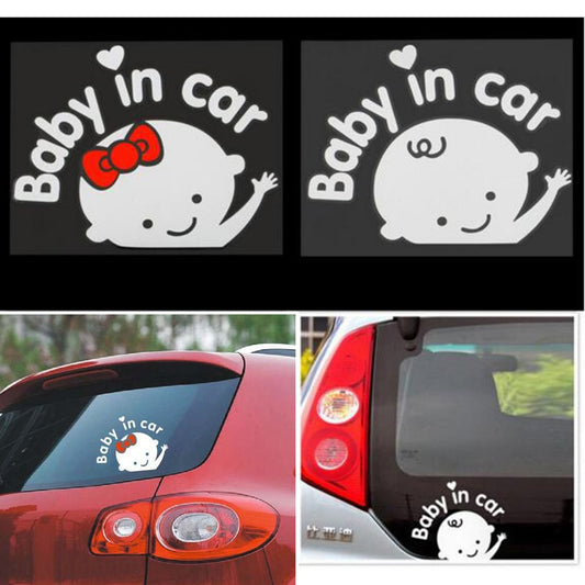 Baby in Car Decal