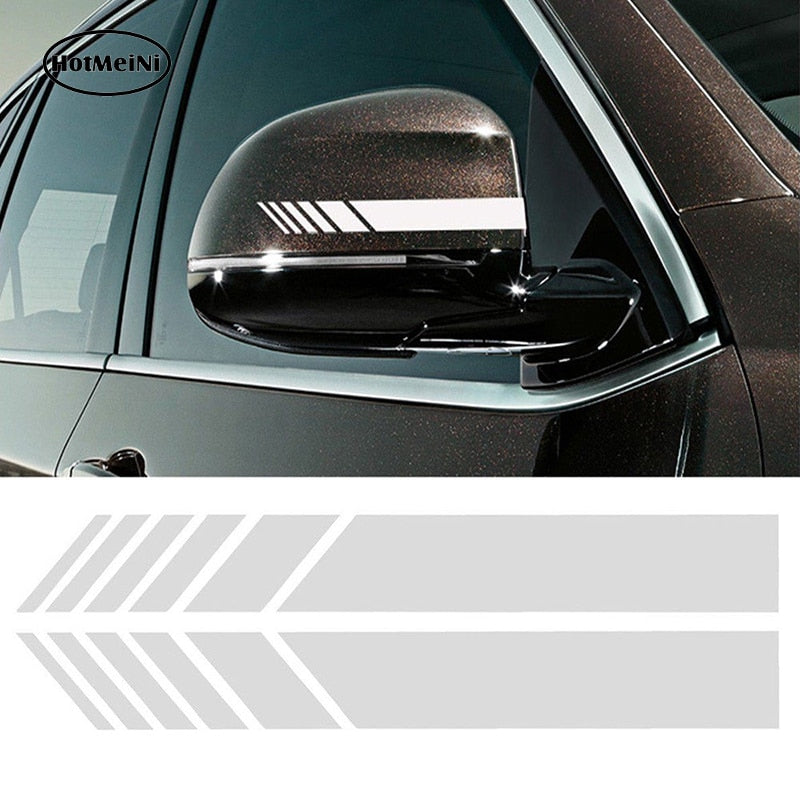 Car Rearview Side Mirror Stripes Decal