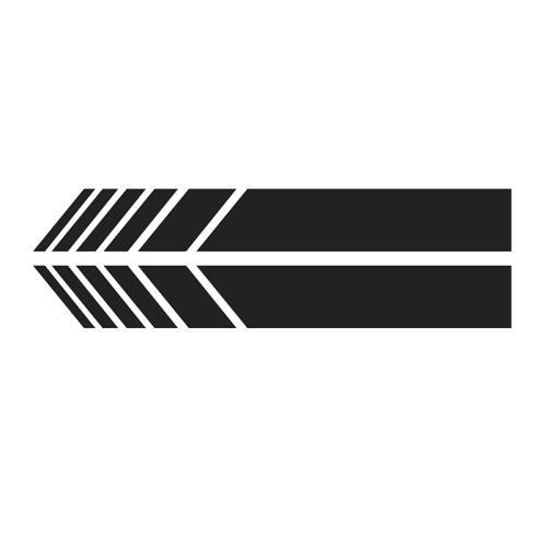 Car Rearview Side Mirror Stripes Decal