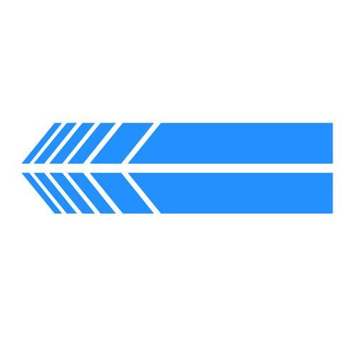 Car Rearview Side Mirror Stripes Decal
