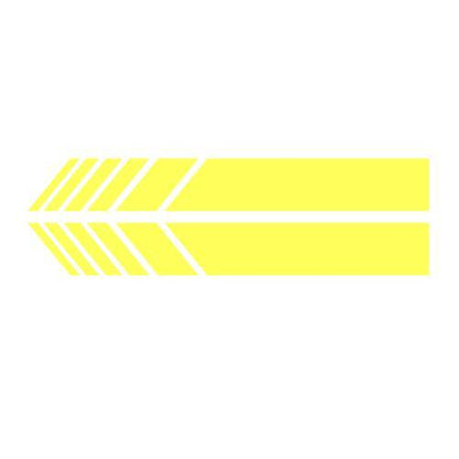 Car Rearview Side Mirror Stripes Decal