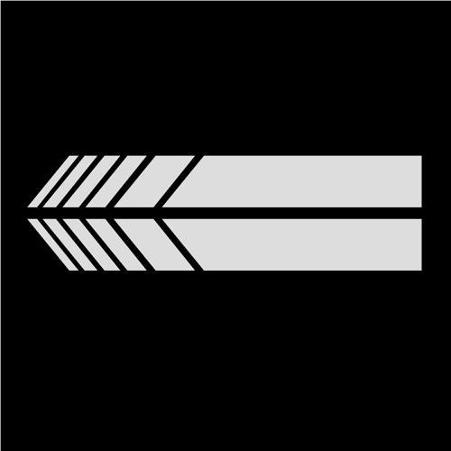 Car Rearview Side Mirror Stripes Decal